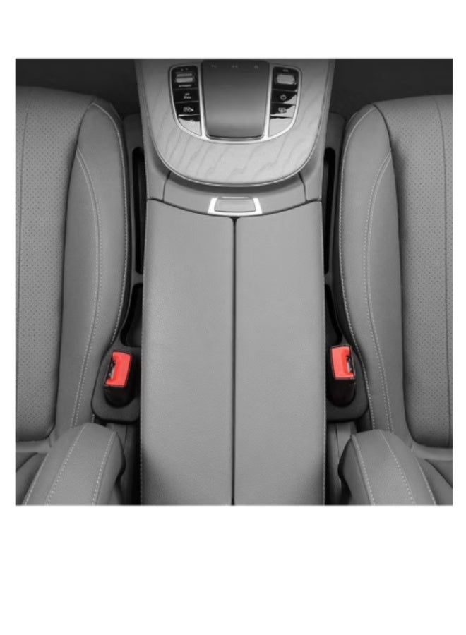 YOUFO Car Seat Gap Organizer with Faux Leather Storage Box, suitable for all phones, cards, and keys, to prevent items from falling between seats. Easy to install. Model Y4890 - Image 4